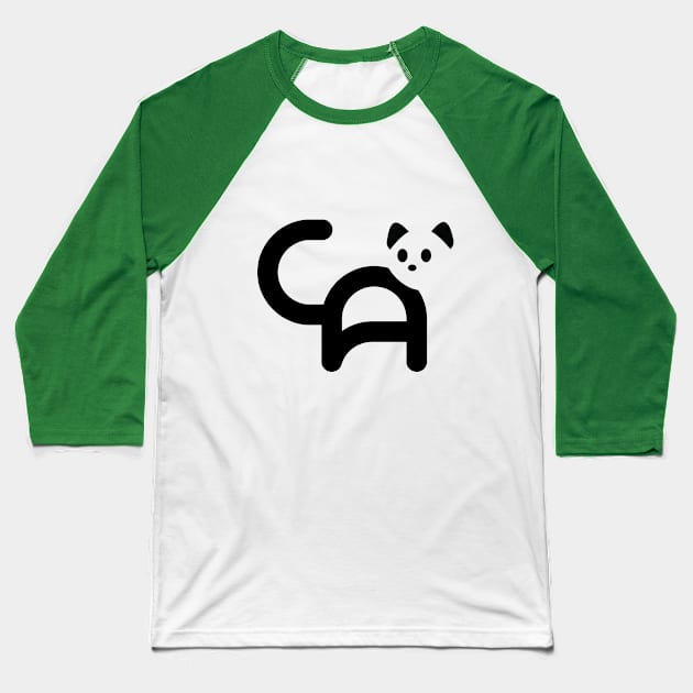 Cat Mascot Baseball T-Shirt by Expandable Designs